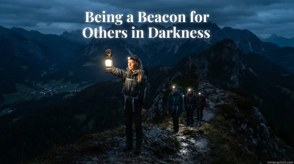Being a Beacon for Others in Darkness