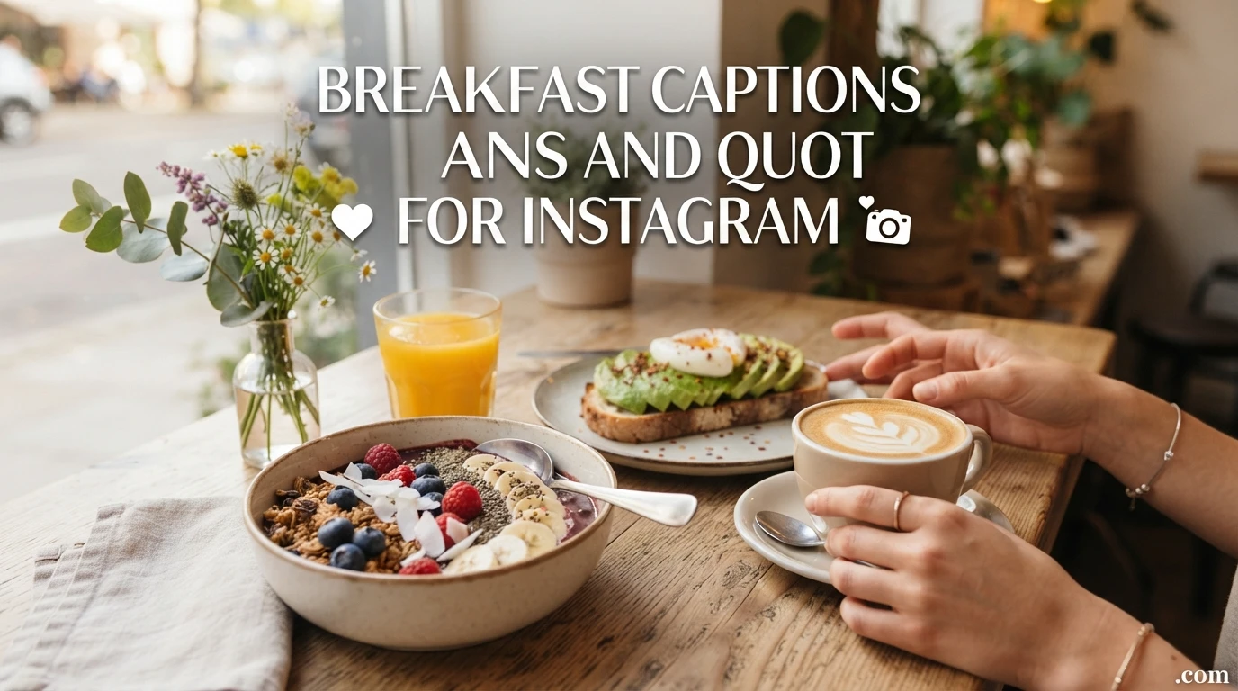 breakfast captions and quotes for instagram