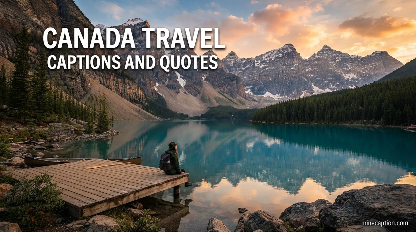 canada travel captions and quotes