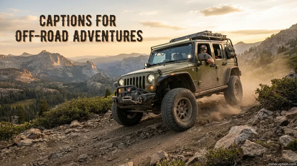 Captions for Off-Road Adventures