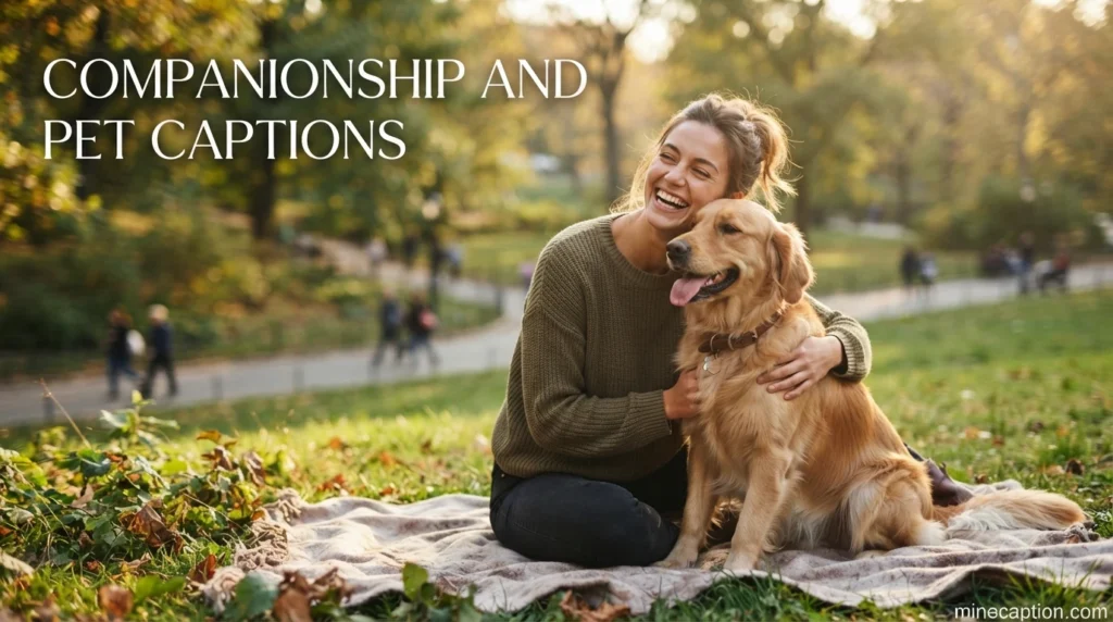 Companionship and Pet Captions