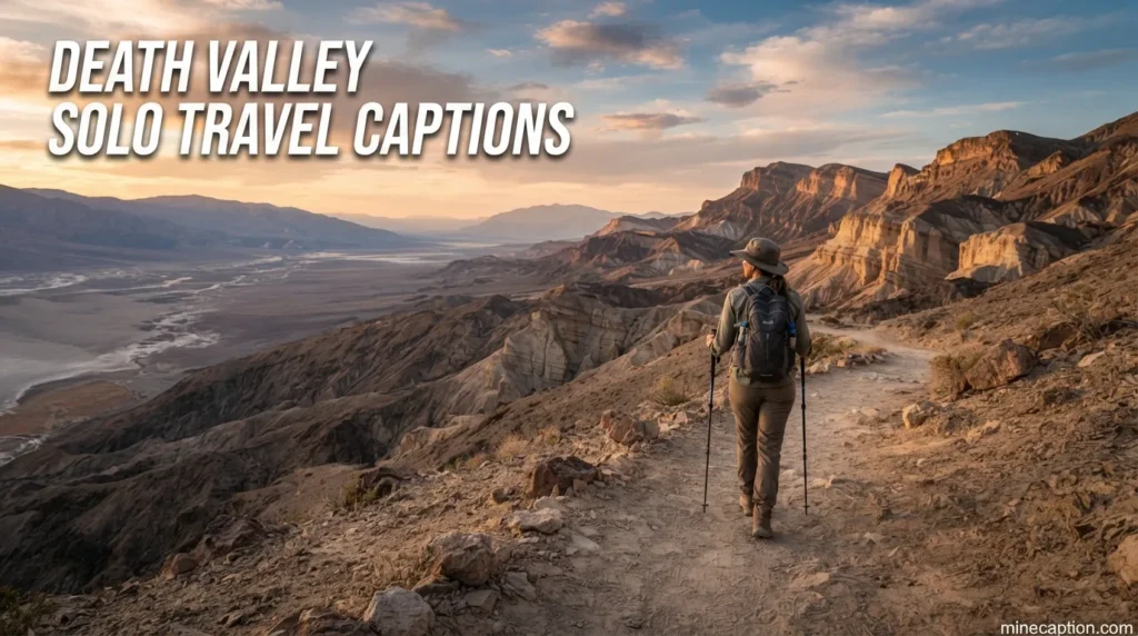 Death Valley Solo Travel Captions