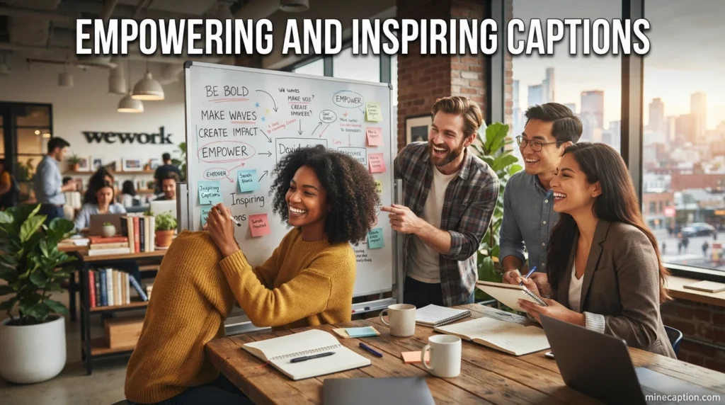 Empowering and Inspiring Captions