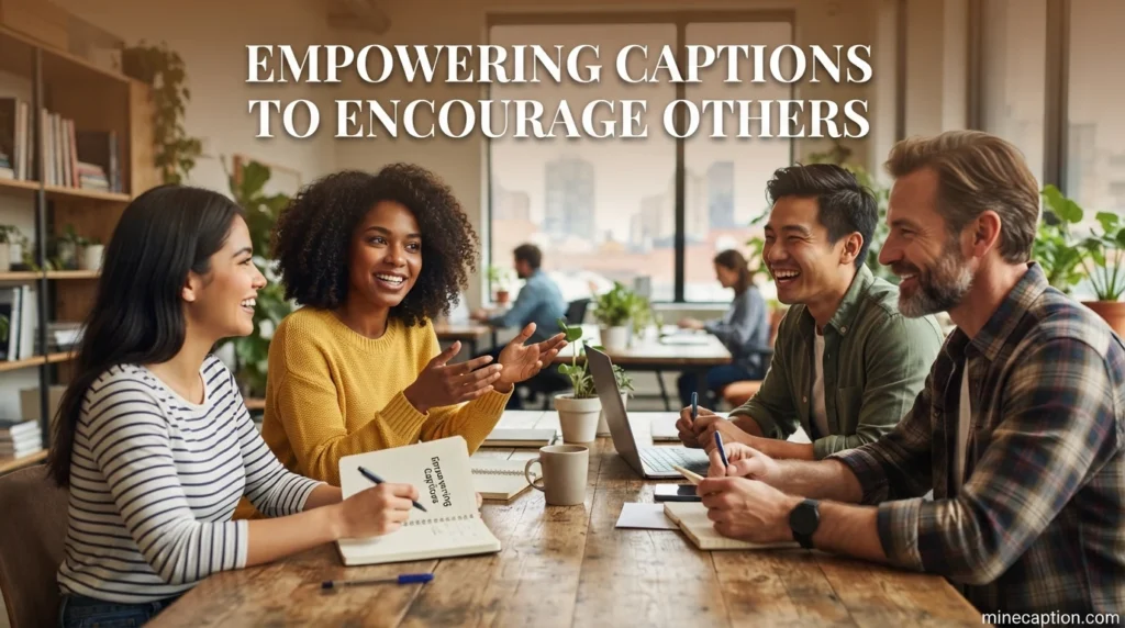 Empowering Captions to Encourage Others