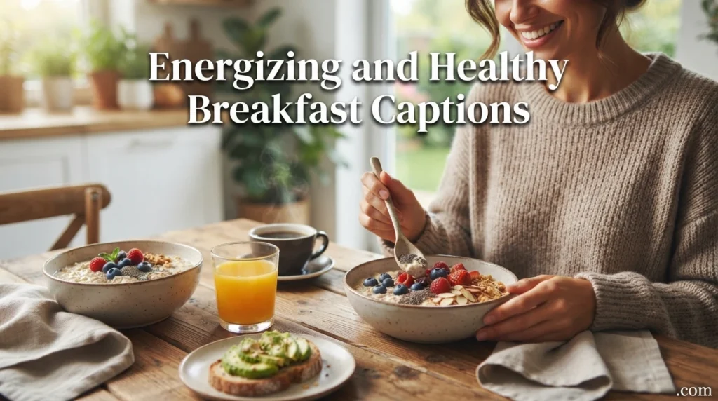 Energizing and Healthy Breakfast Captions
