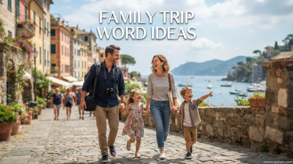 Family Trip Word Ideas