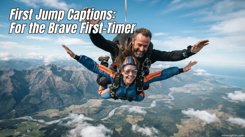 First Jump Captions: For the Brave First-Timer