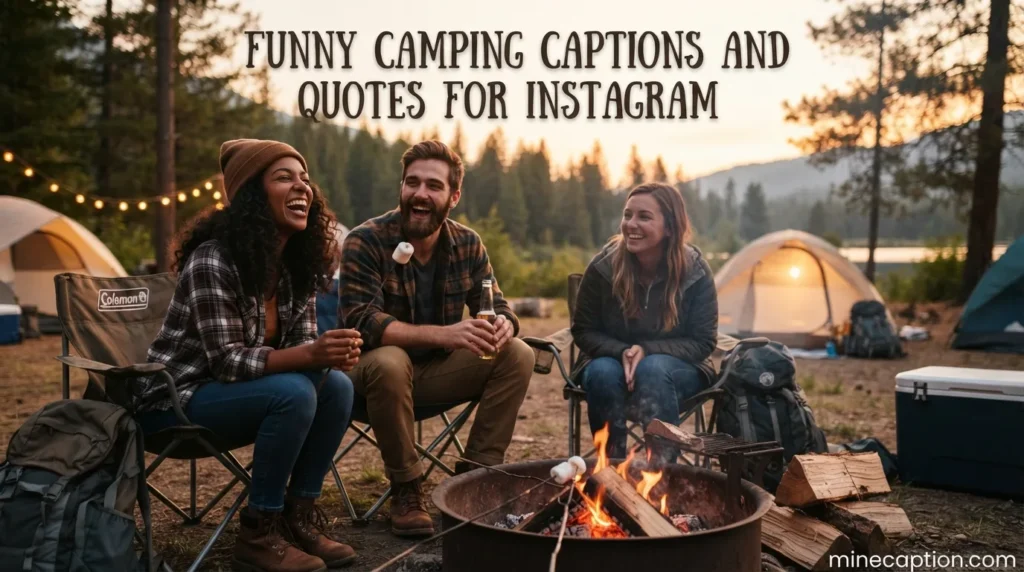 Funny Camping Captions and Quotes for Instagram