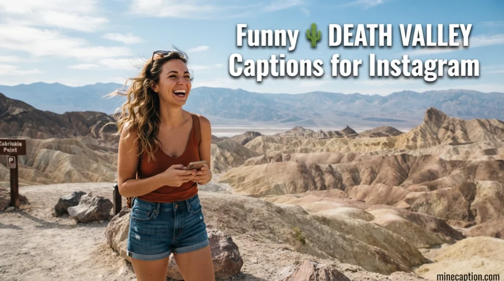 Funny Death Valley Captions for Instagram