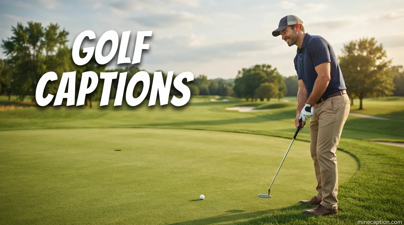 golf captions
