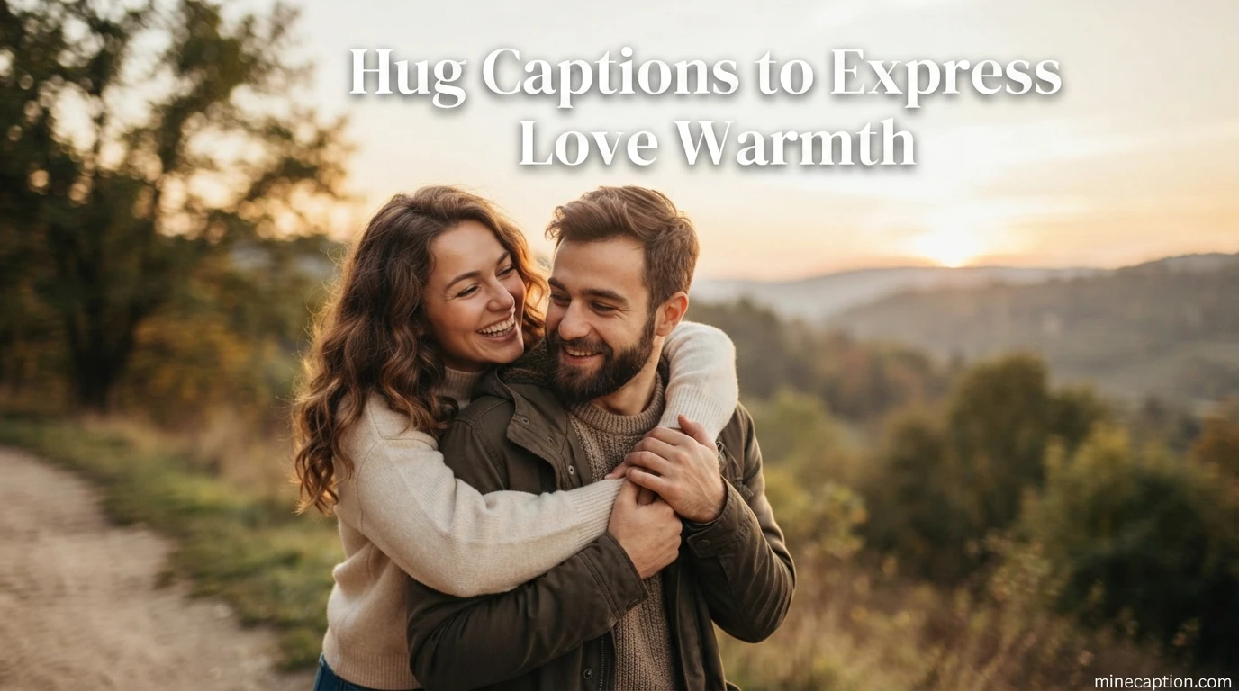 Hug Captions to Express Love Warmth