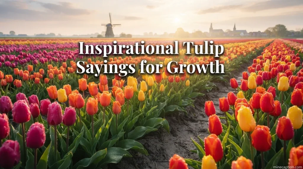 Inspirational Tulip Sayings for Growth