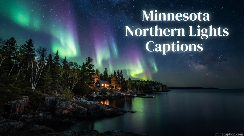 Minnesota Northern Lights Captions