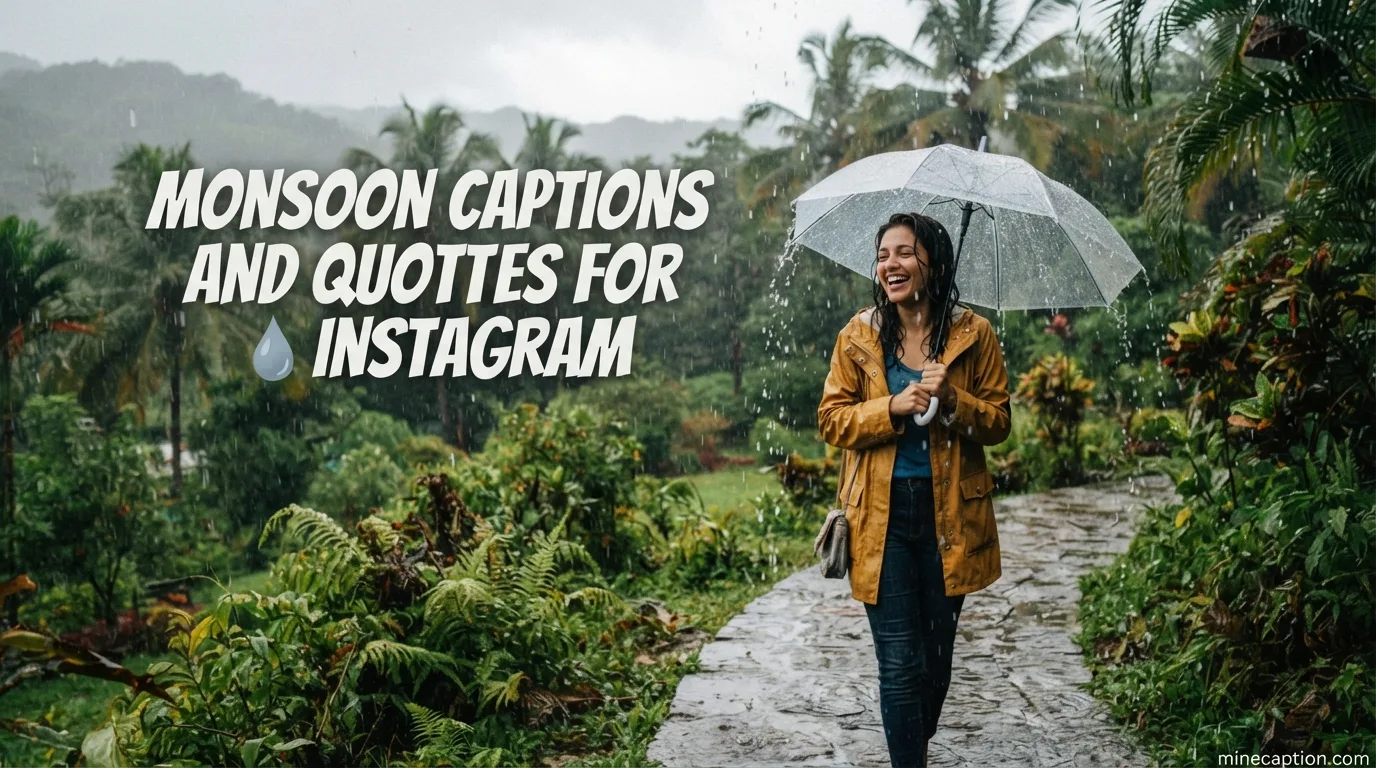 Monsoon Captions and Quotes for Instagram