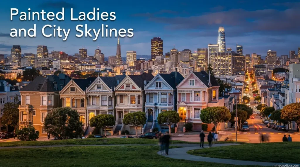 Painted Ladies and City Skylines