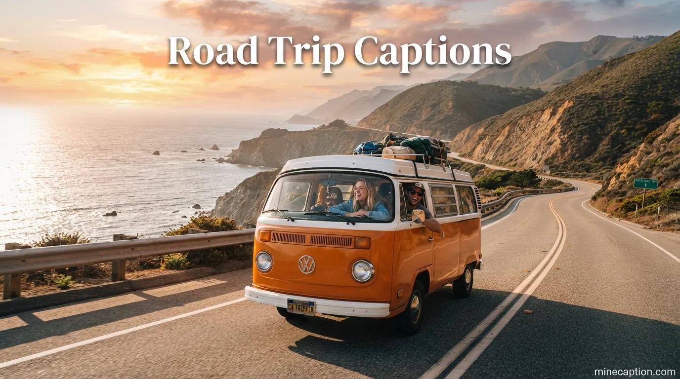 Road Trip Captions