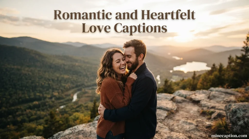 Romantic and Heartfelt Love Captions