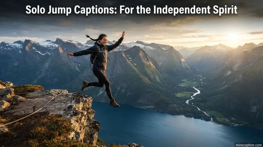 Solo Jump Captions: For the Independent Spirit