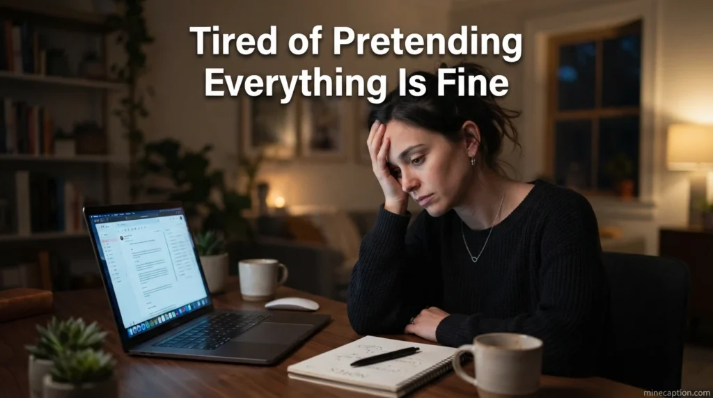 Tired of Pretending Everything Is Fine