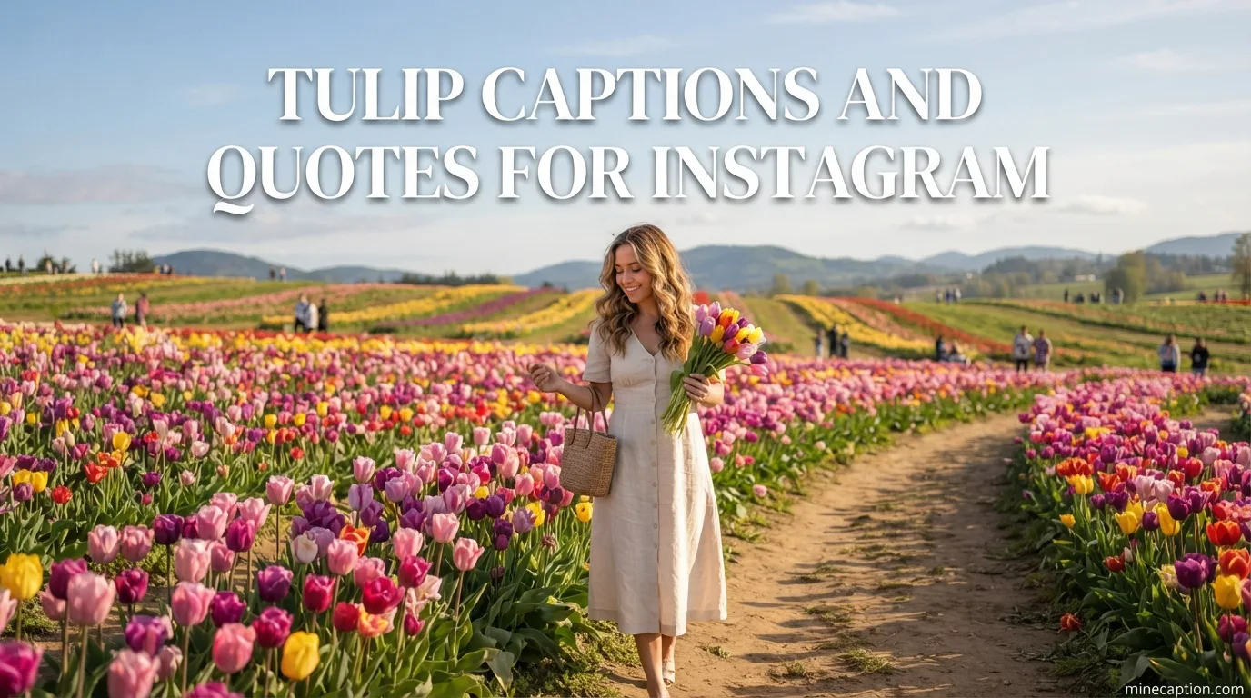 Tulip Captions and Quotes for Instagram