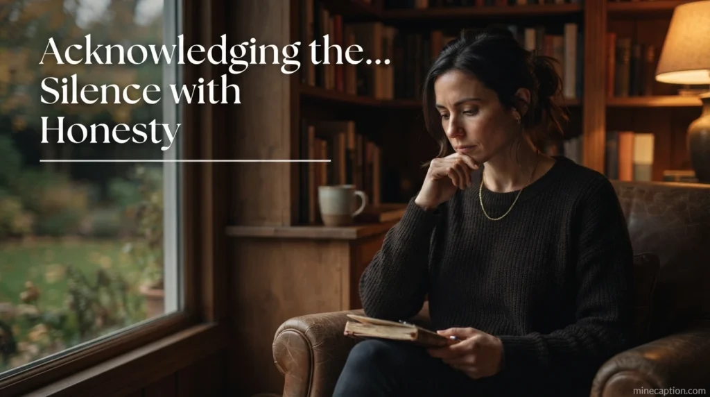 Acknowledging the Silence with Honesty