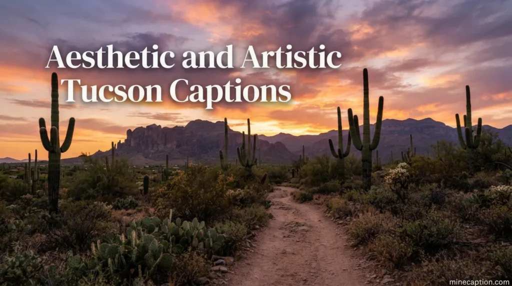 Aesthetic and Artistic Tucson Captions