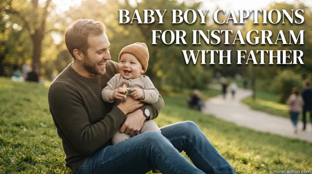 Baby Boy Captions for Instagram With Father