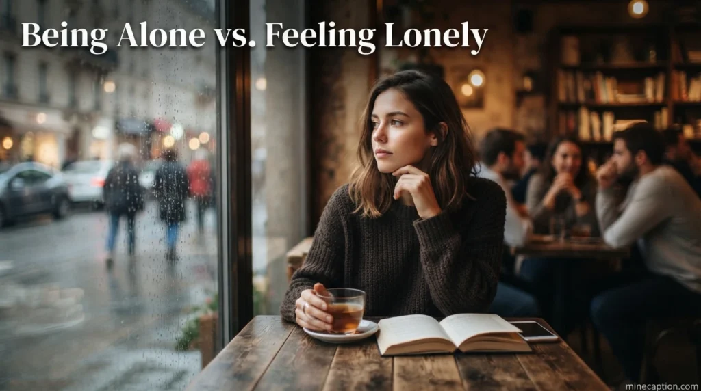 Being Alone vs. Feeling Lonely