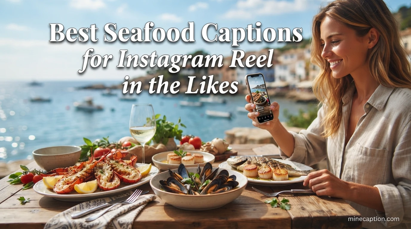 Best Seafood Captions for Instagram Reel in the Likes