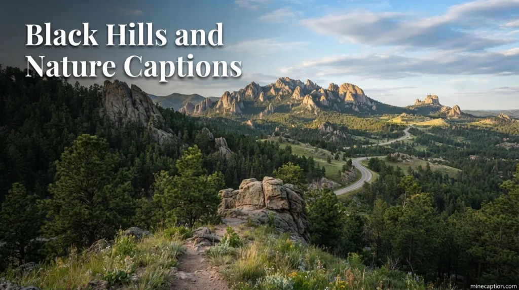 Black Hills and Nature Captions