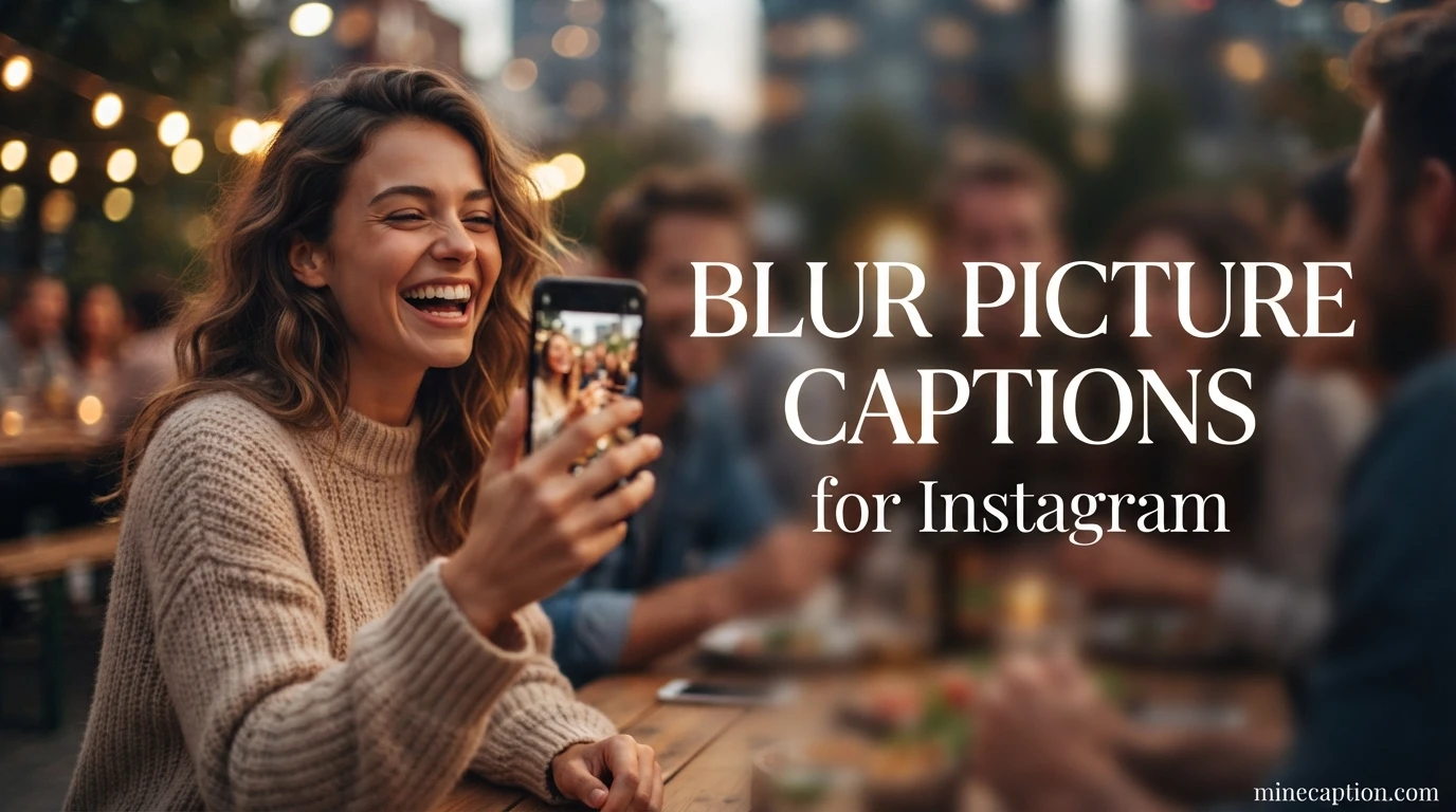 Blur Picture Captions for Instagram