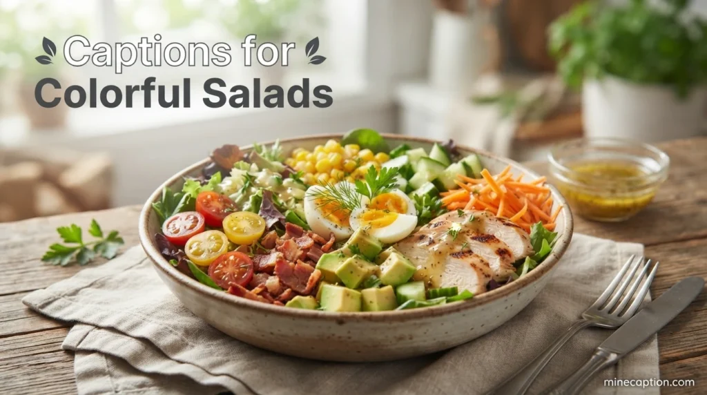 Captions for Colorful Salads