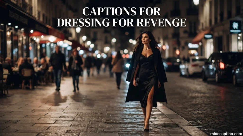 Captions for Dressing for Revenge