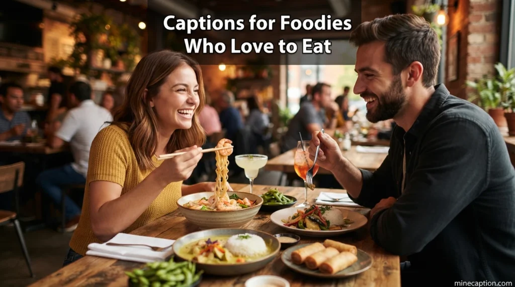 Captions for Foodies Who Love to Eat