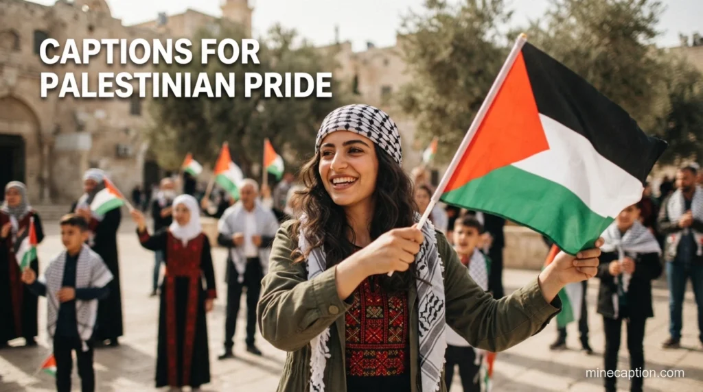 Captions for Palestinian Pride