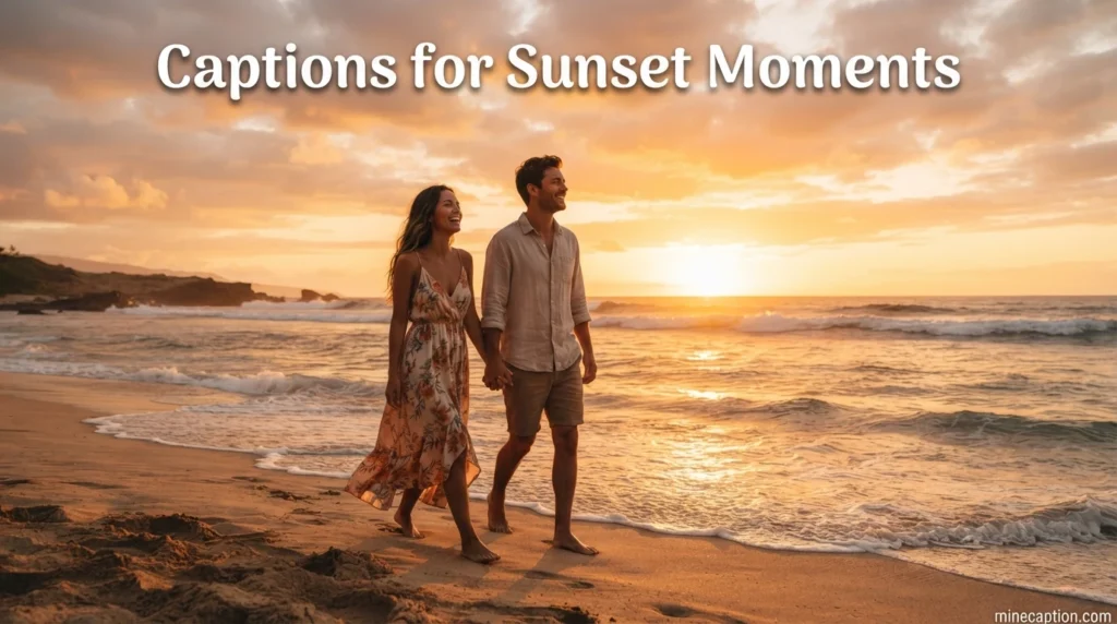Captions for Sunset Moments