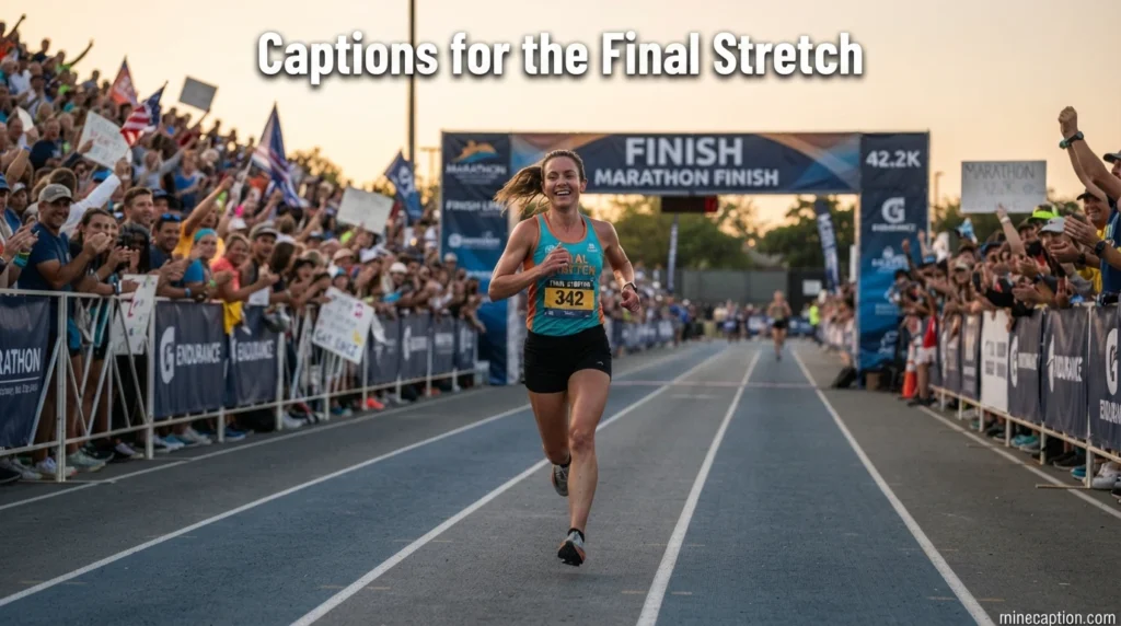 Captions for the Final Stretch
