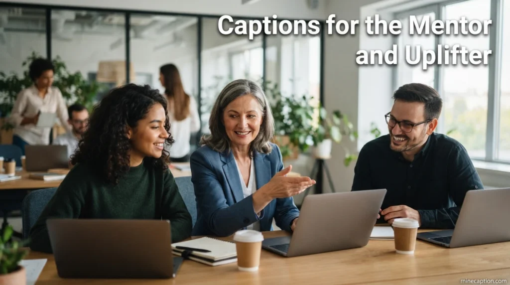 Captions for the Mentor and Uplifter