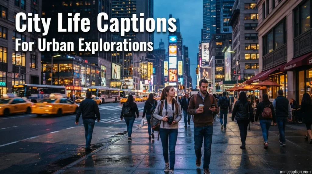 City Life Captions for Urban Explorations