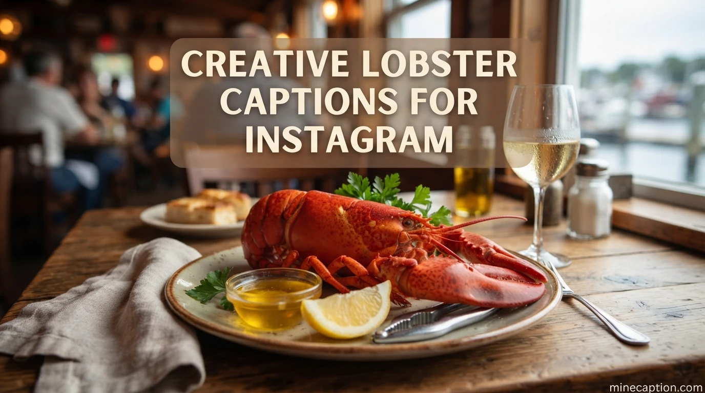 Creative Lobster Captions for Instagram