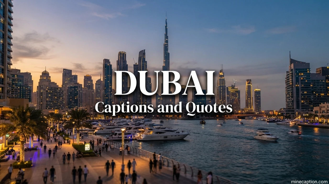 Dubai Captions and Quotes