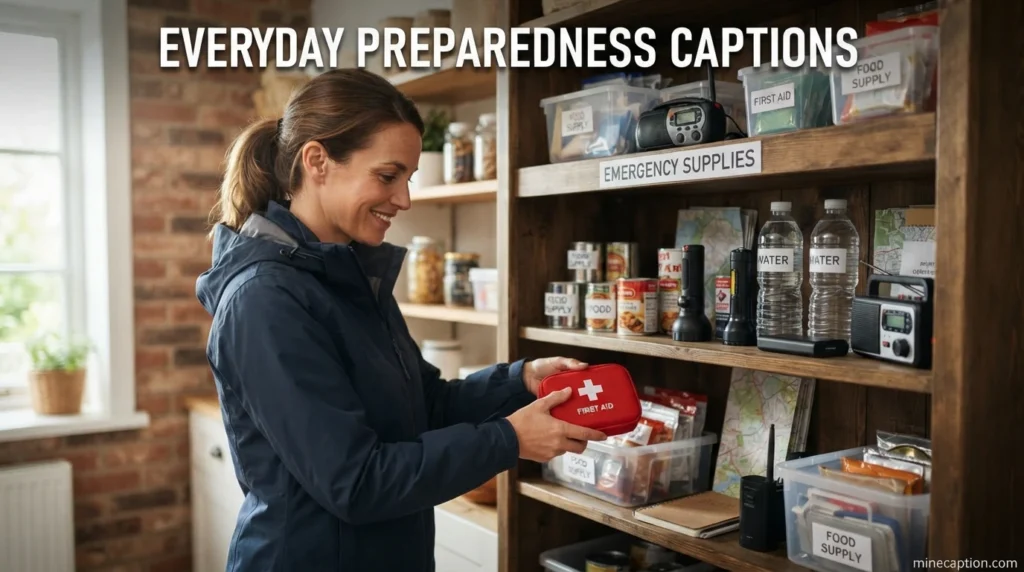 Everyday Preparedness Captions