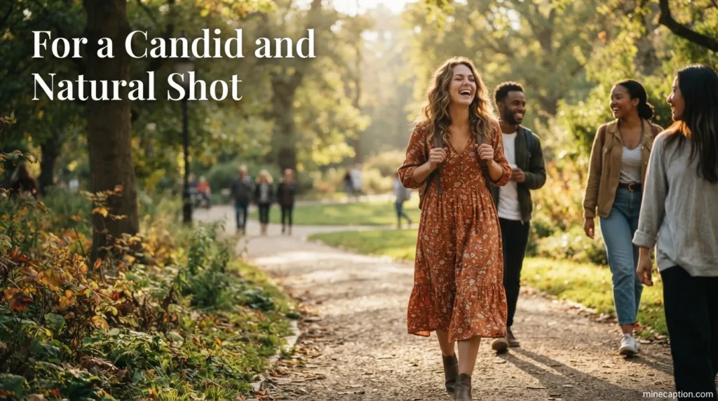 For a Candid and Natural Shot