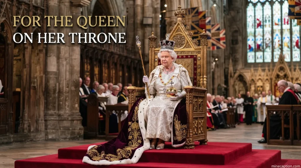 For the Queen on Her Throne