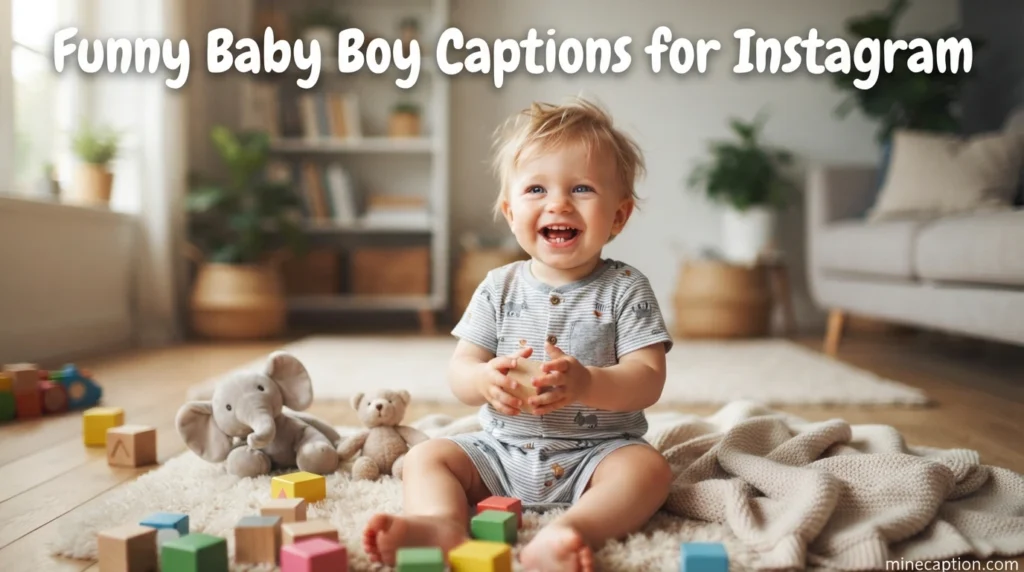 Funny Baby Boy Captions for Instagram