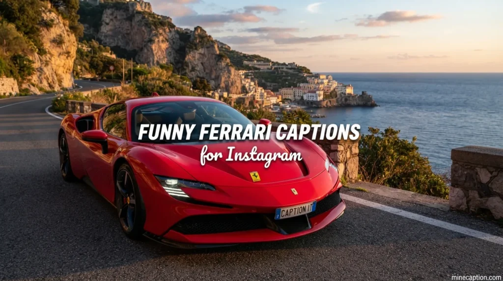Funny Ferrari Captions for Instagram