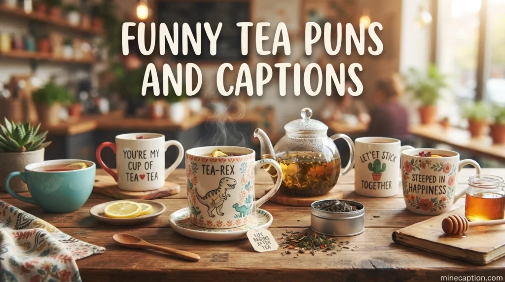 Funny Tea Puns and Captions