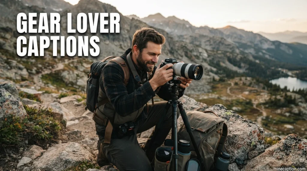 Gear Lover Captions