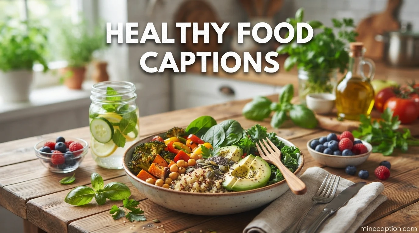 Healthy Food Captions