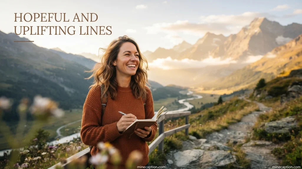 Hopeful and Uplifting Lines